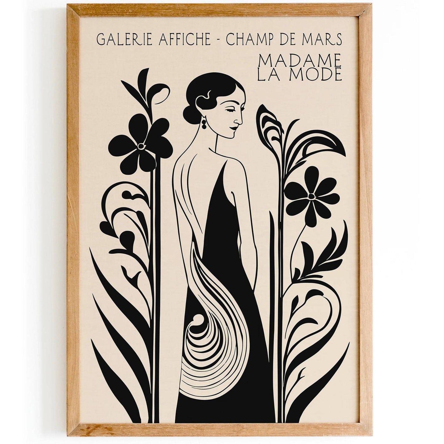 Madame La Mode French Fashion Poster