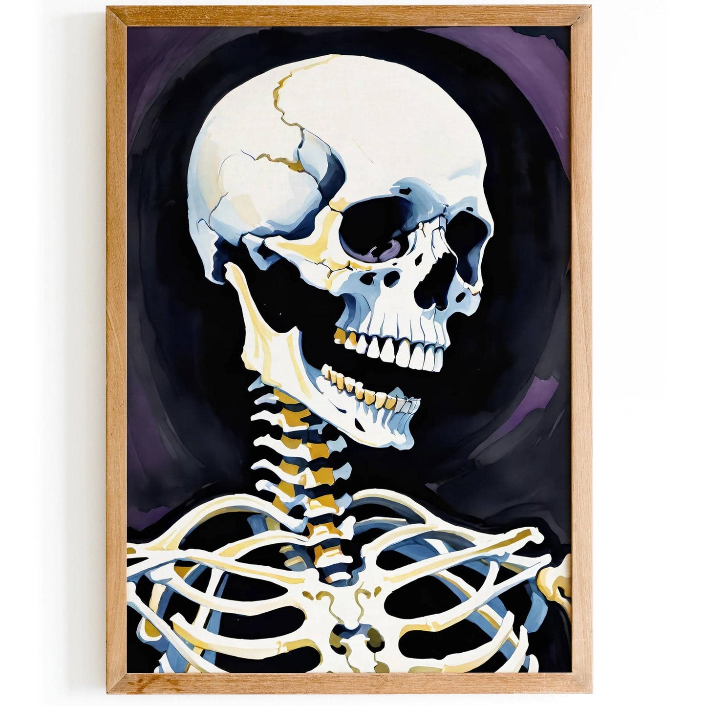 Skeleton Halloween Home Decor Print - HypeSheriff
