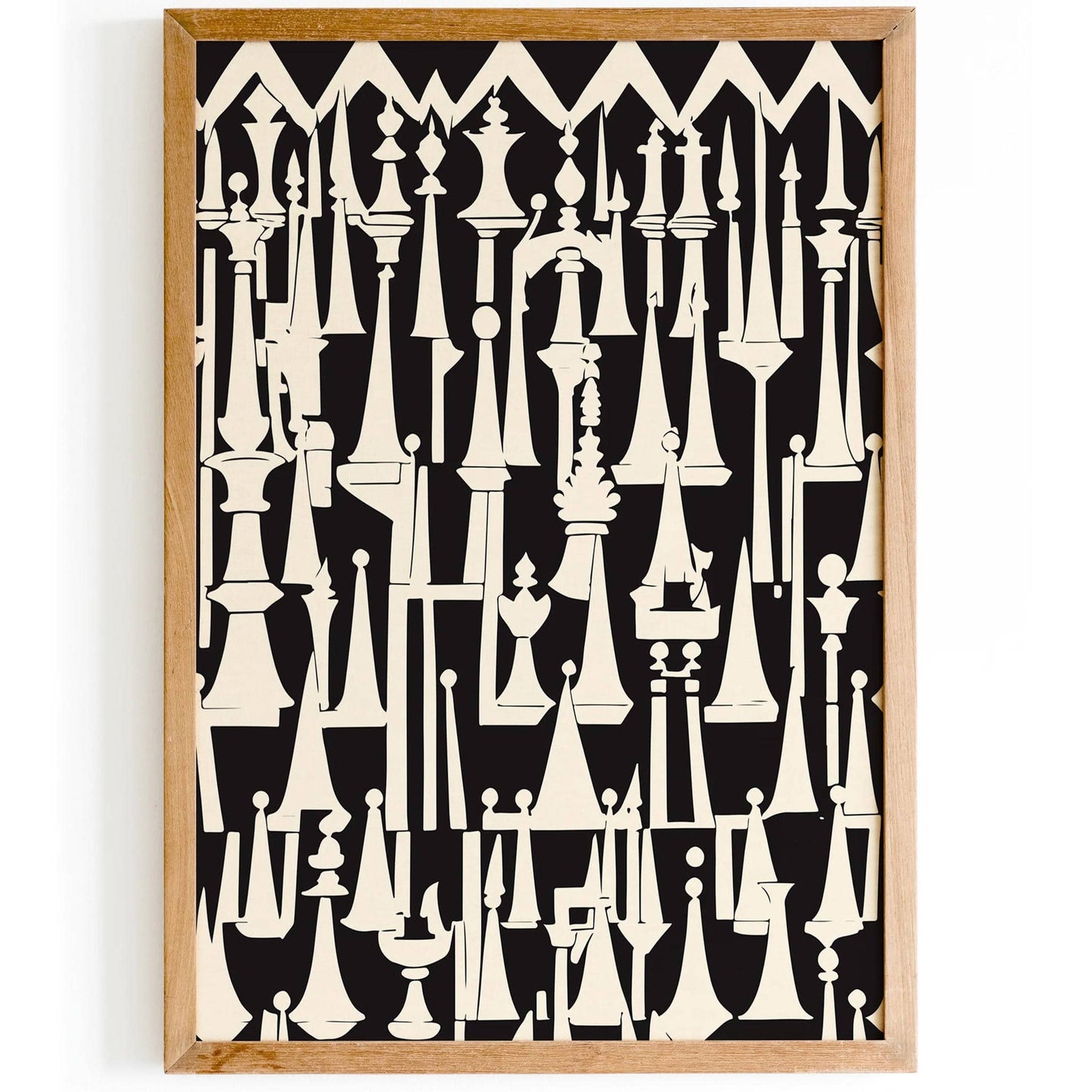 Art Deco Chess Poster Print - HypeSheriff