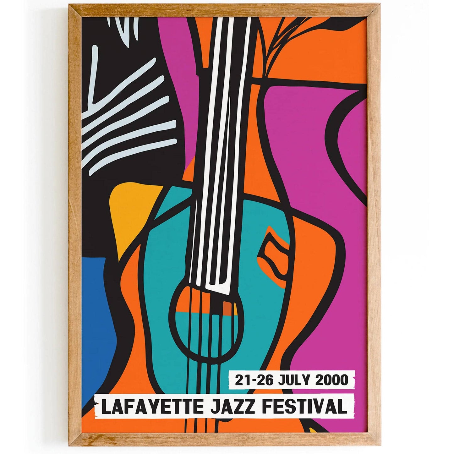 Lafayette 2000 Jazz Festival Poster - HypeSheriff