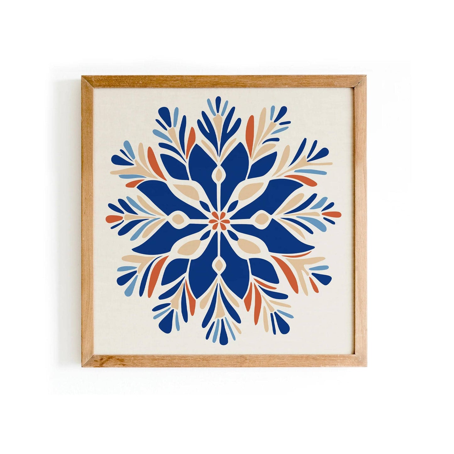 Snowflake Minimalist Christmas Wall Art - HypeSheriff