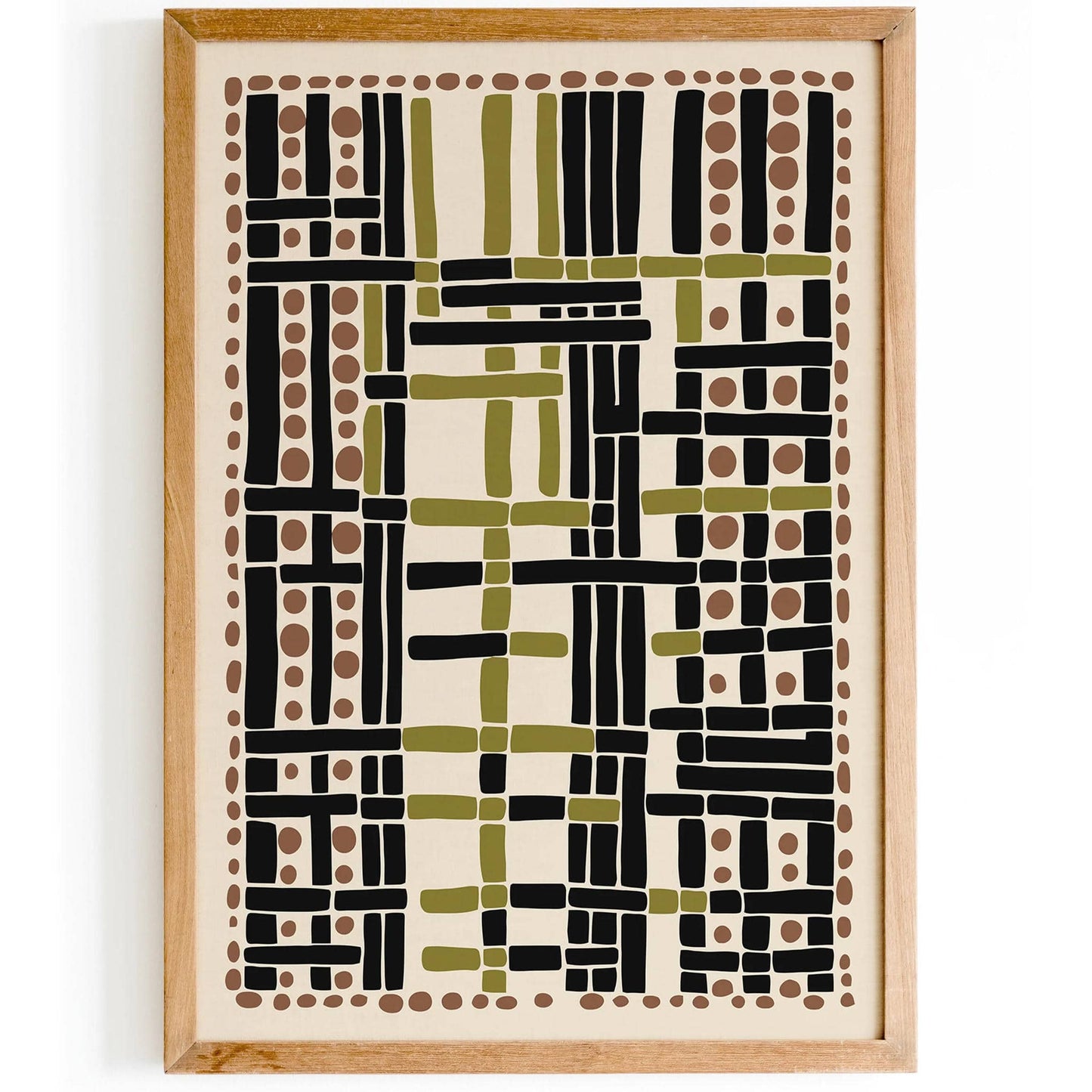 Mid-Century Modern Abstract Design - HypeSheriff