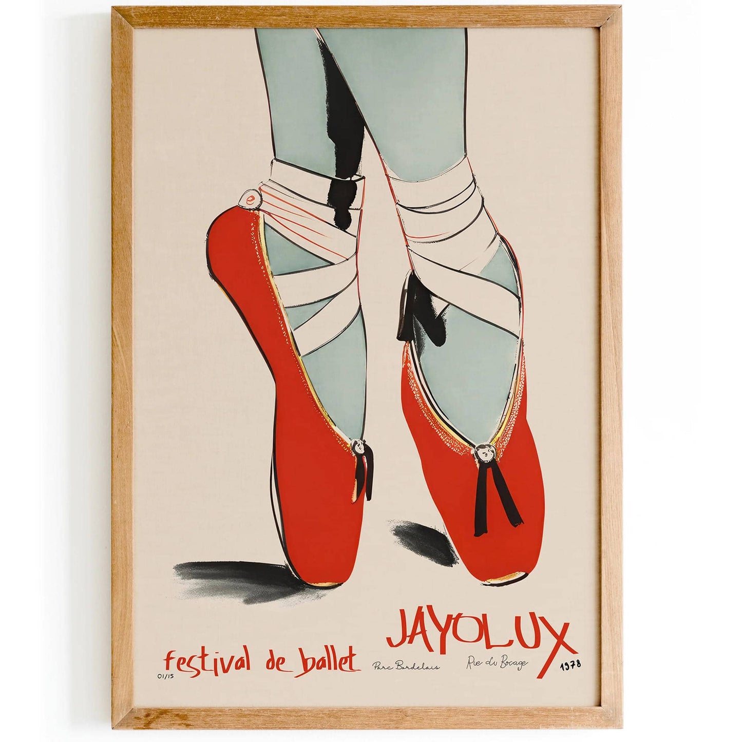 Festival De Ballet 1978 Ballerina Poster - HypeSheriff