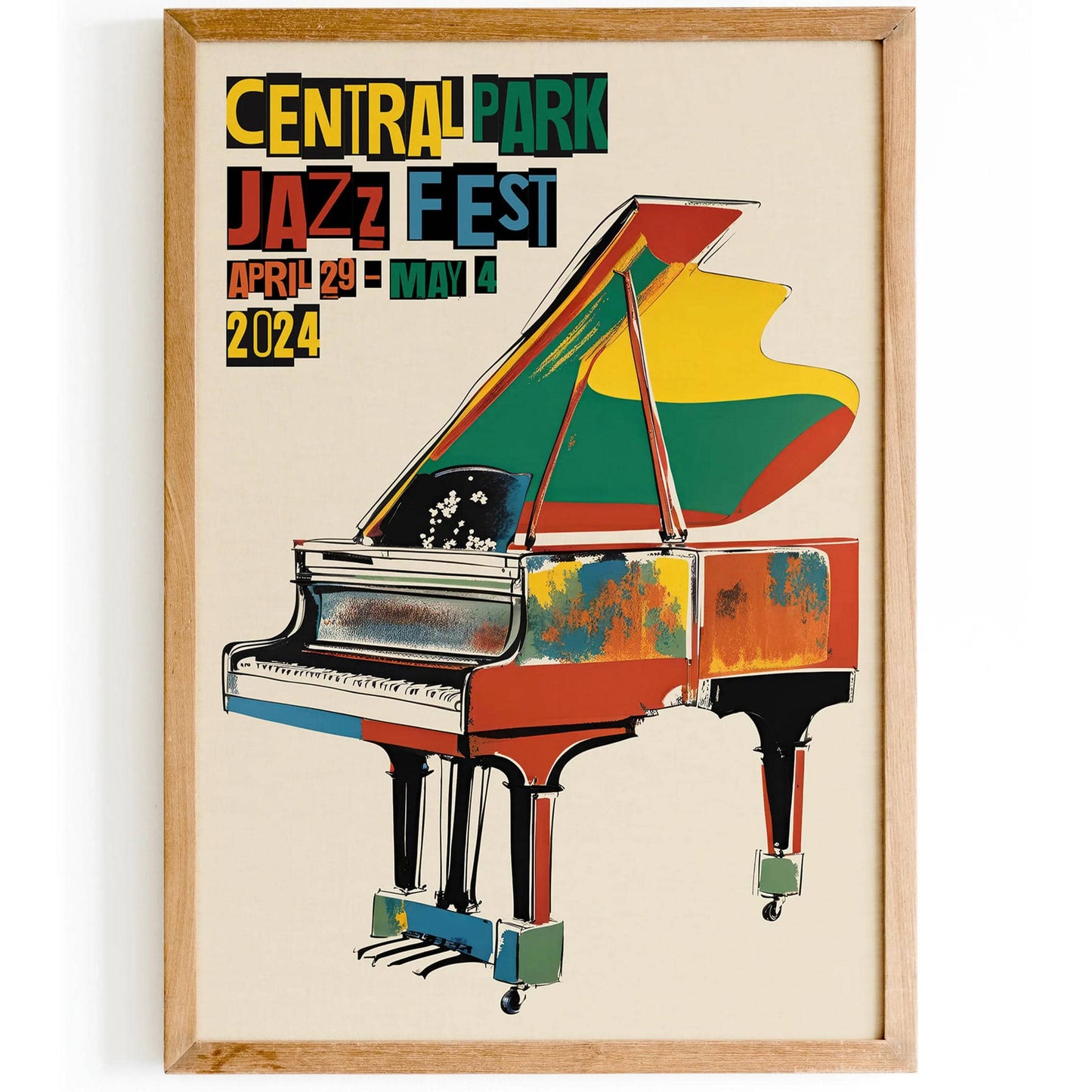 Central Park Jazz Fest 2024 Wall Art - HypeSheriff