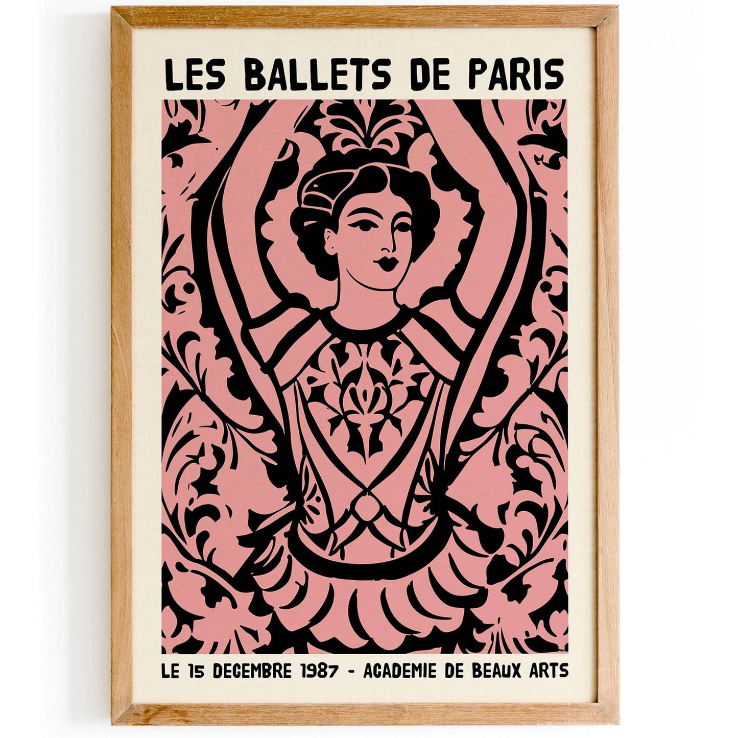 Paris 1987 Vintage Ballerina Poster - HypeSheriff