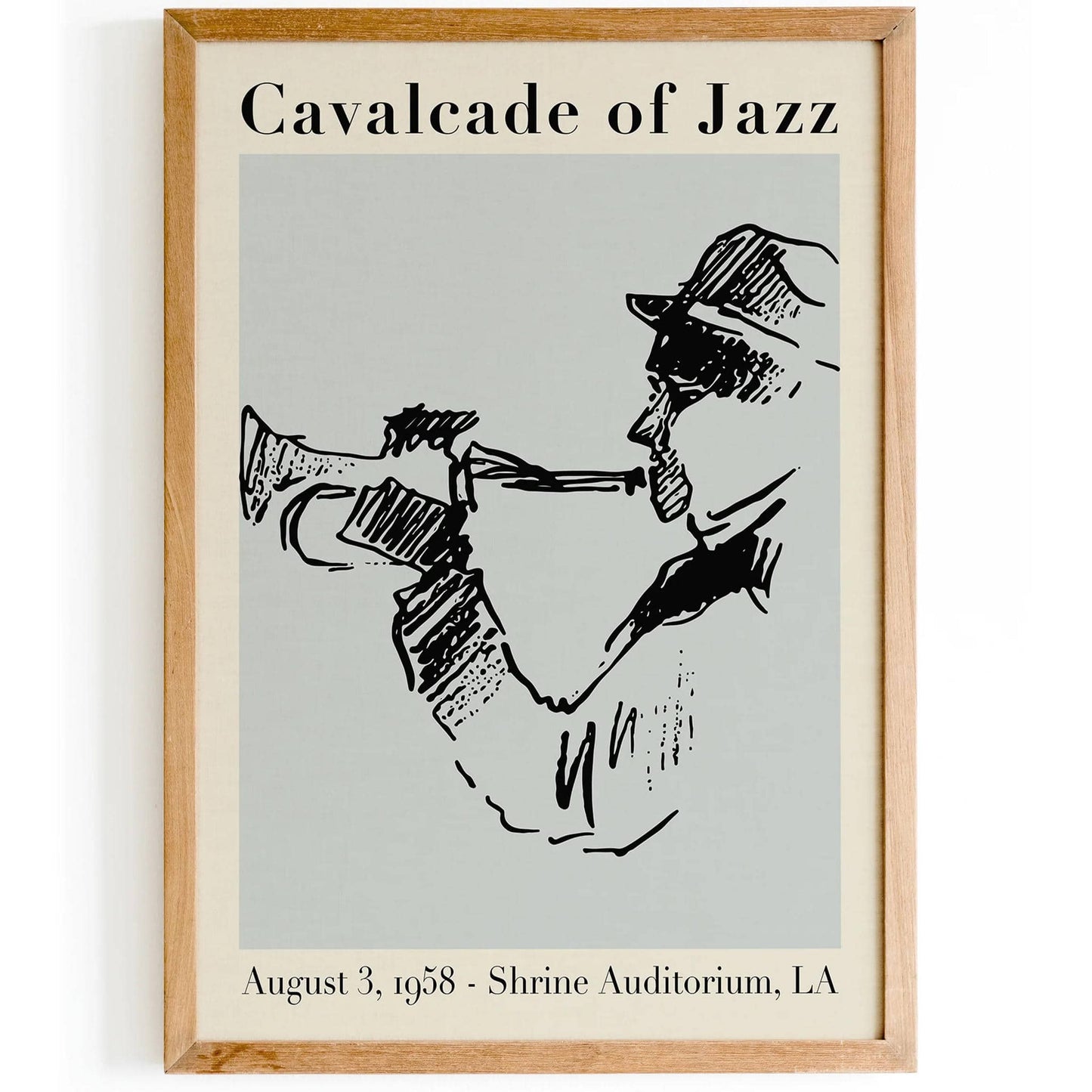 1958 Vintage Jazz Poster - HypeSheriff