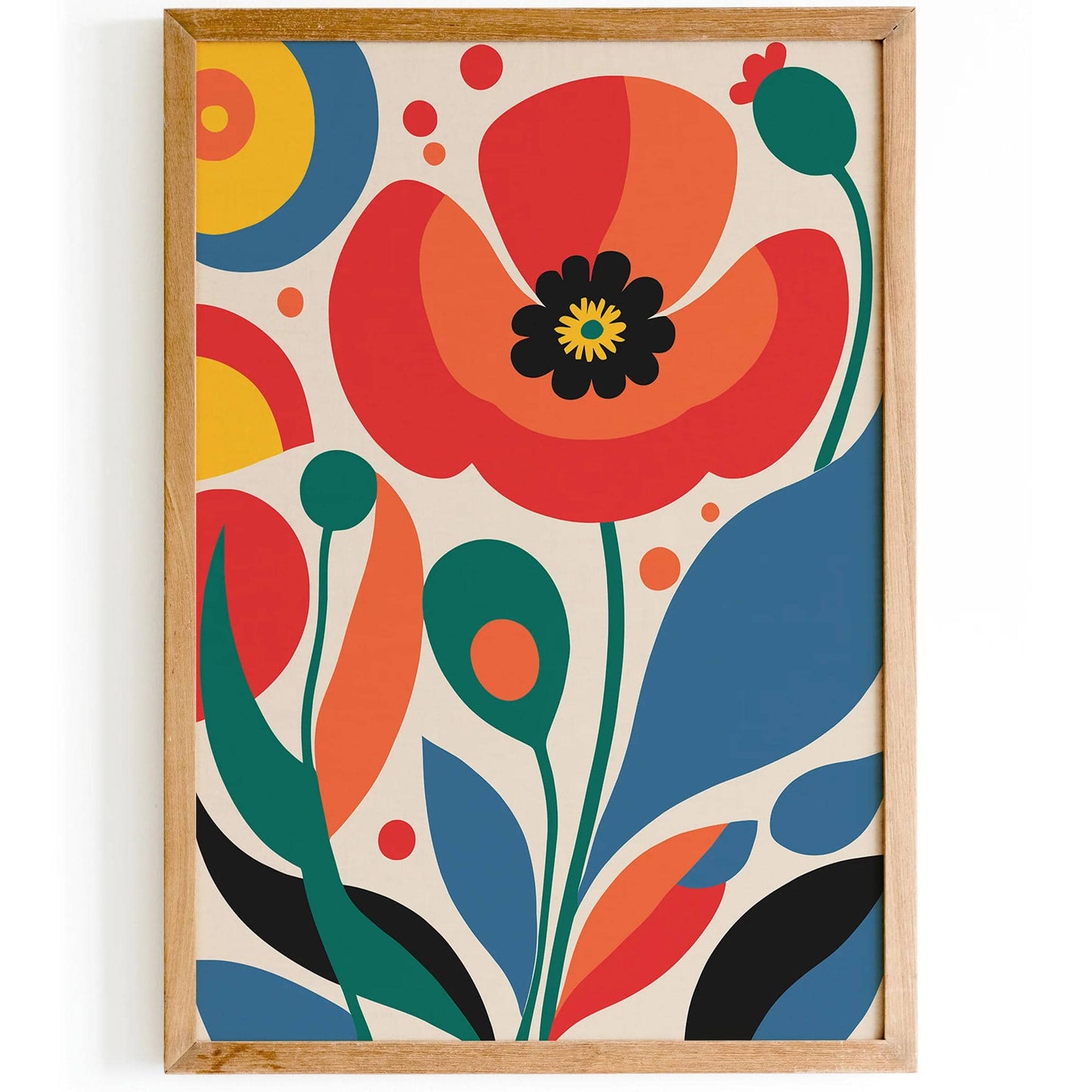 Colorful Botanical Wall Art Print