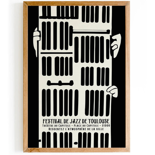 Frestival De Jazz De Toulouse Vintage Poster