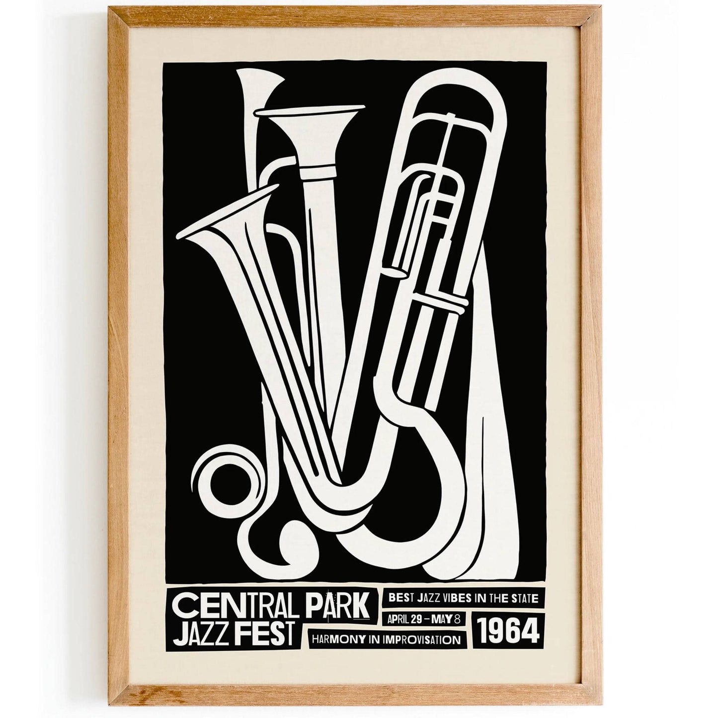 1964 Giclee Jazz Music Wall Art - HypeSheriff