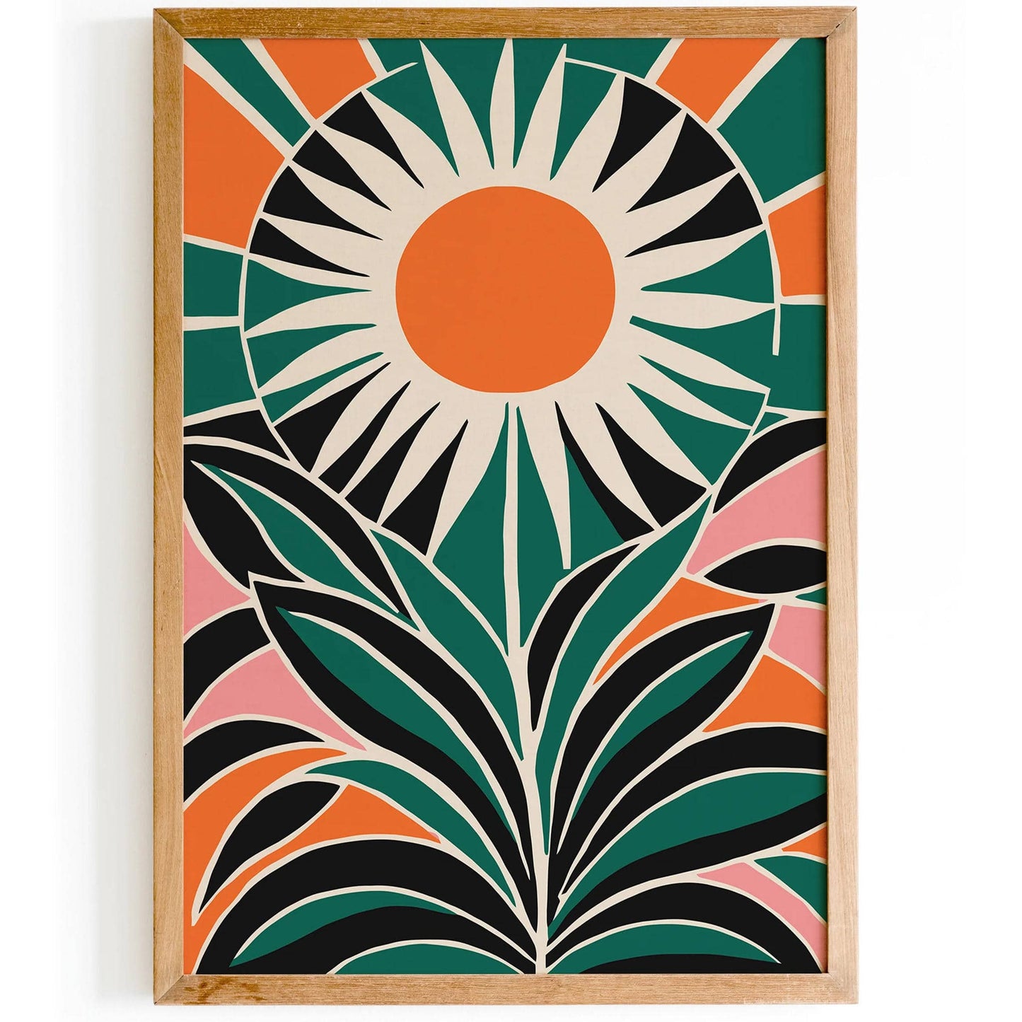 Retro Trendy Flower Wall Art - HypeSheriff