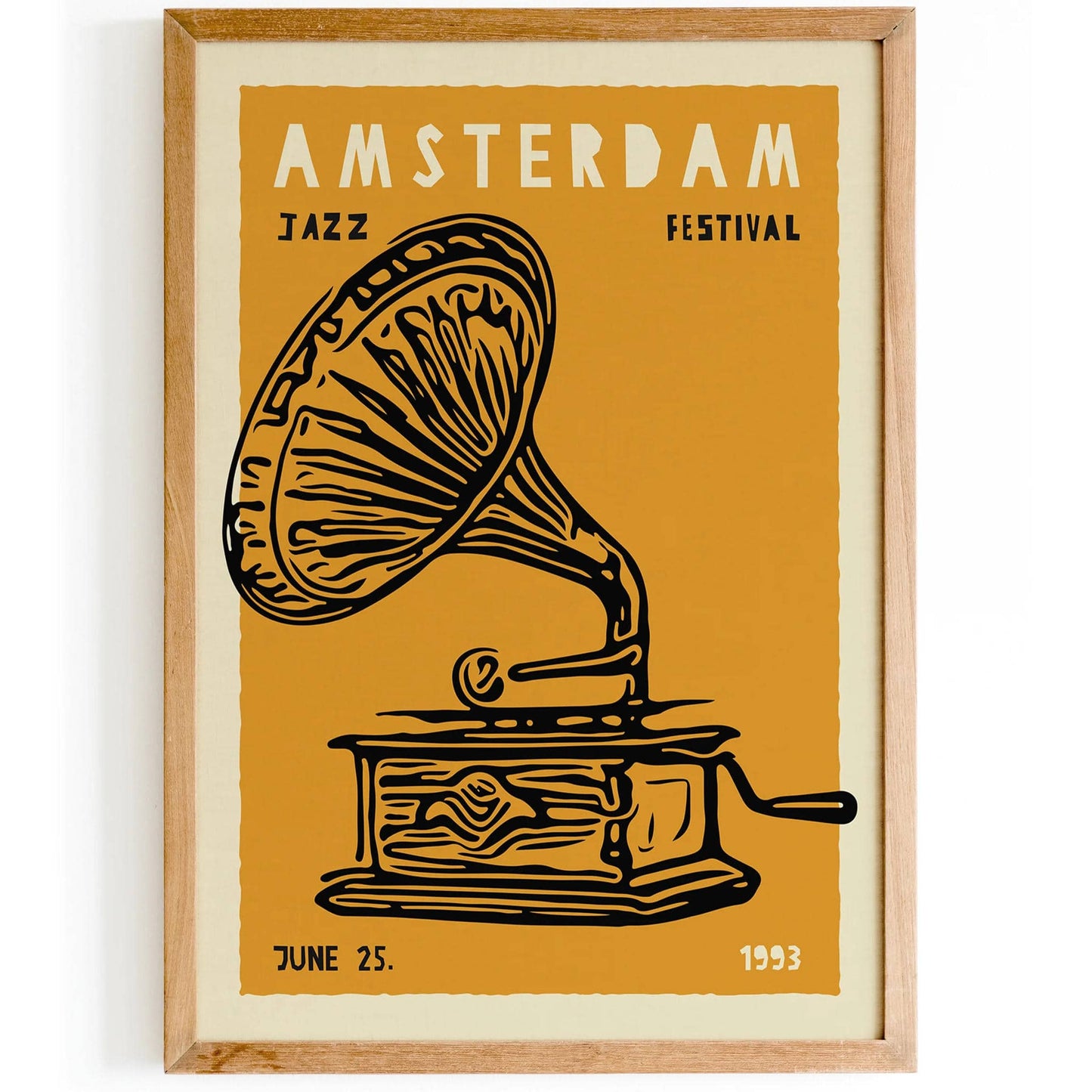 Amsterdam Jazz Festival Gramophone Psoter - HypeSheriff
