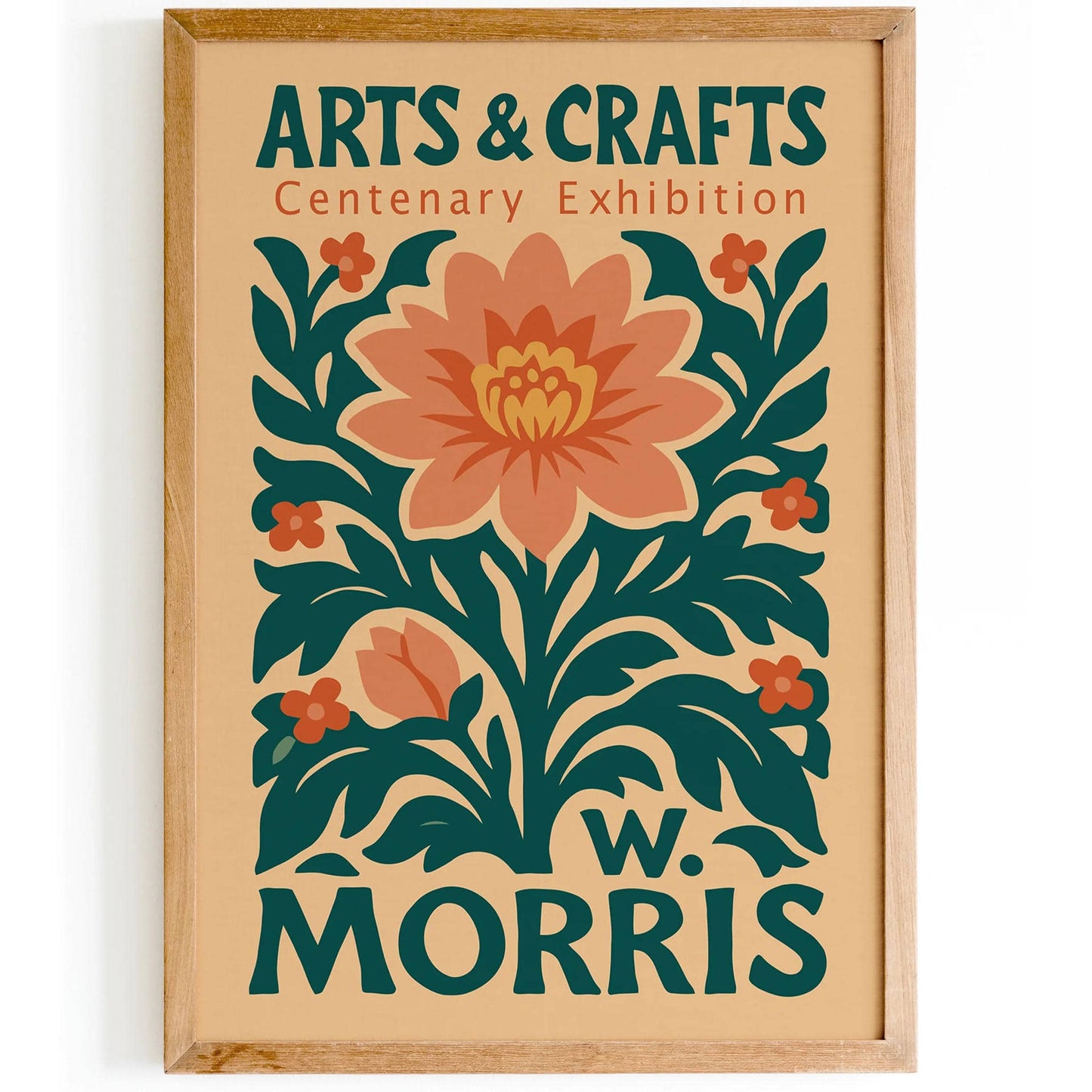 Folk Art Floral Morris Wall Art