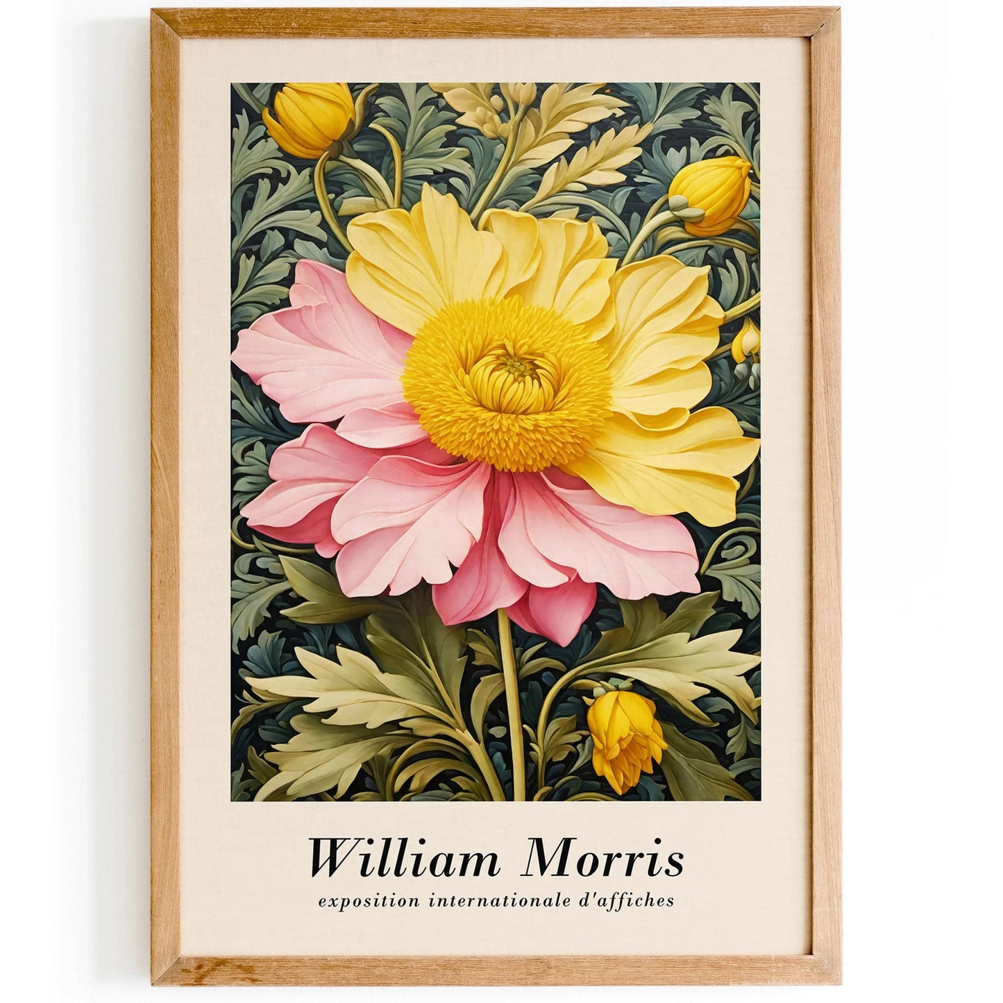 Vintage Chic: William Morris-Inspired Poster - HypeSheriff
