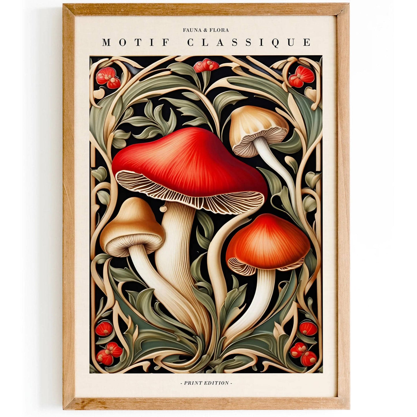 Fauna & Flora Motif Classique Morris Art Print - HypeSheriff