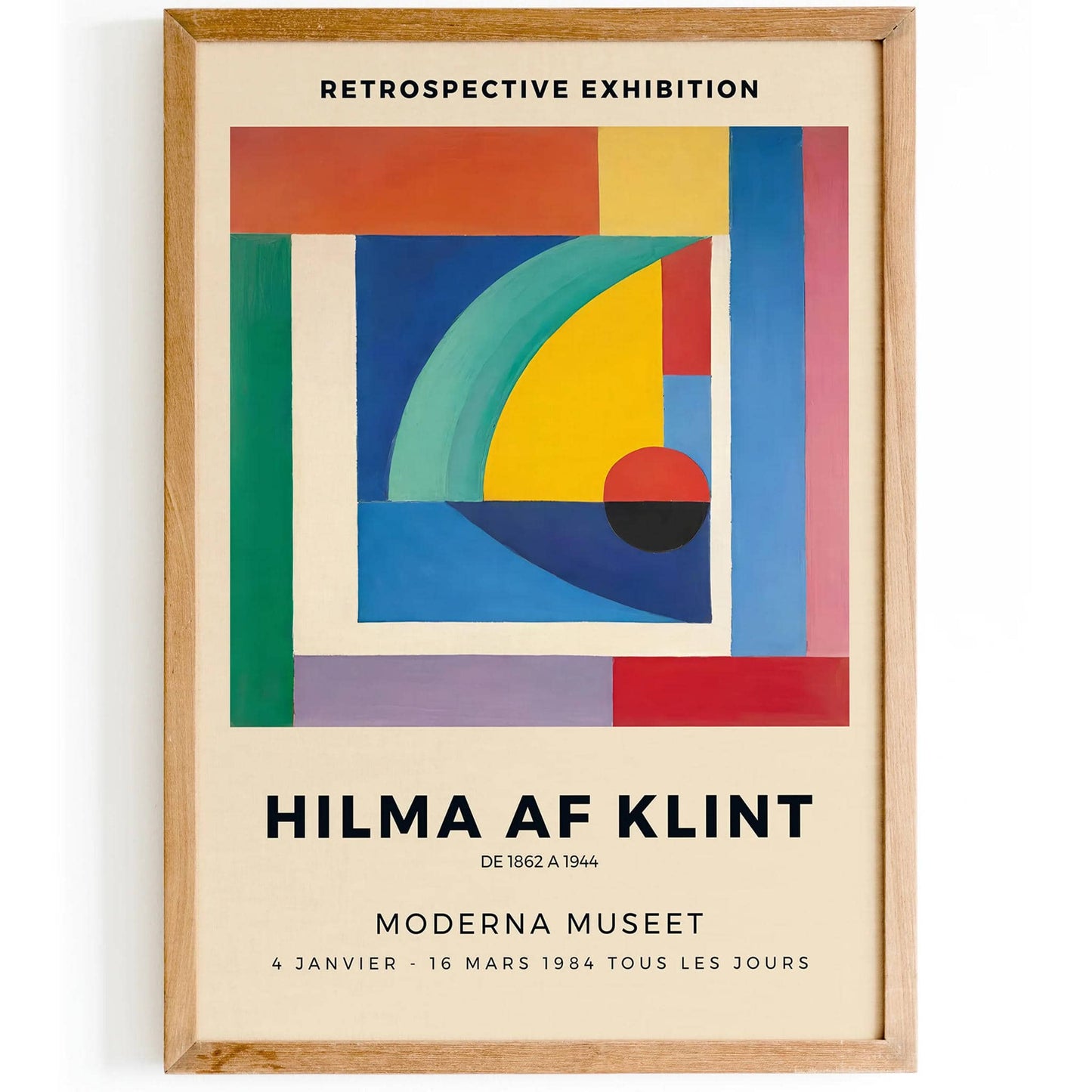 Modern Art inspired by Hilma af Klint Poster - HypeSheriff