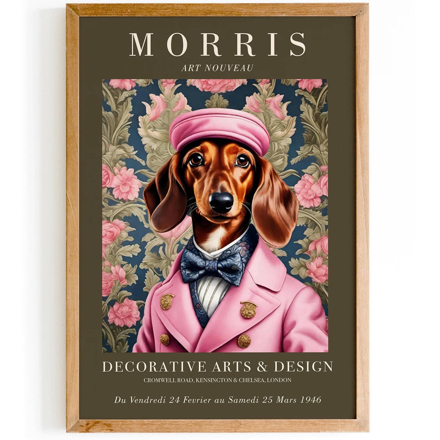 Dachshund Dog Victorian Poster - HypeSheriff