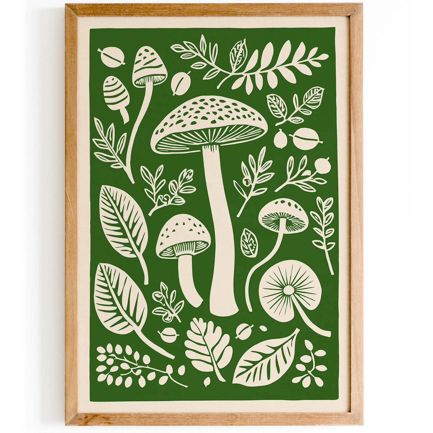 Forest Mushrooms Fall Poster - HypeSheriff