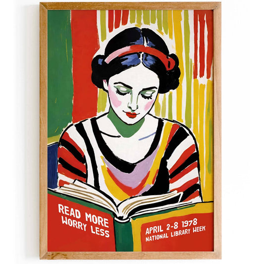 Read More Worry Less Poster Print