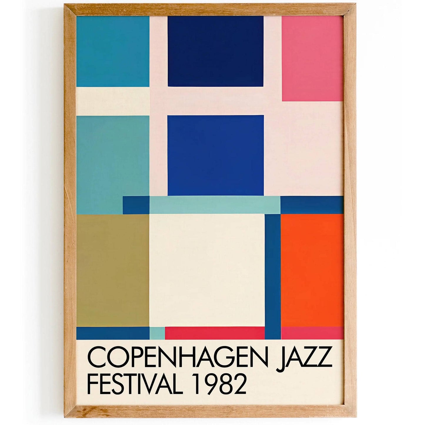 Copenhagen Jazz Festival Modern Wall Art - HypeSheriff