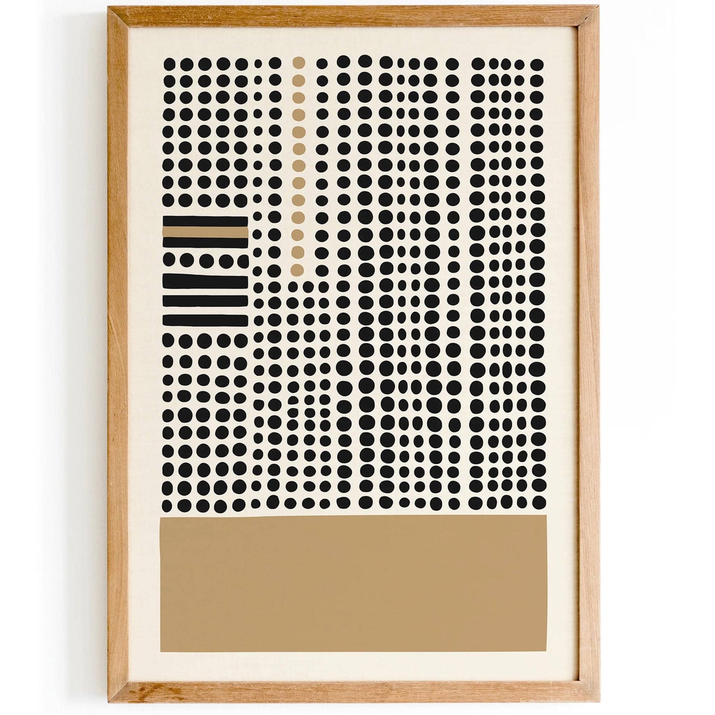 Beige Mid Century Modern Poster - HypeSheriff