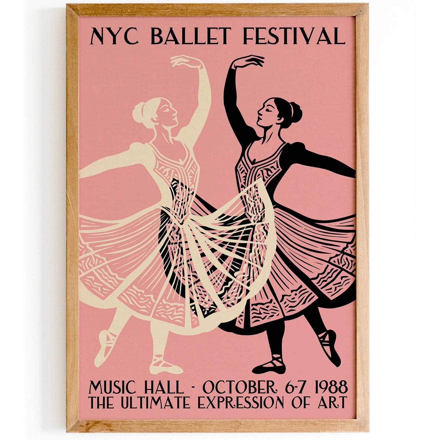 NYC Ballet Festival 1988 Wall Art Print