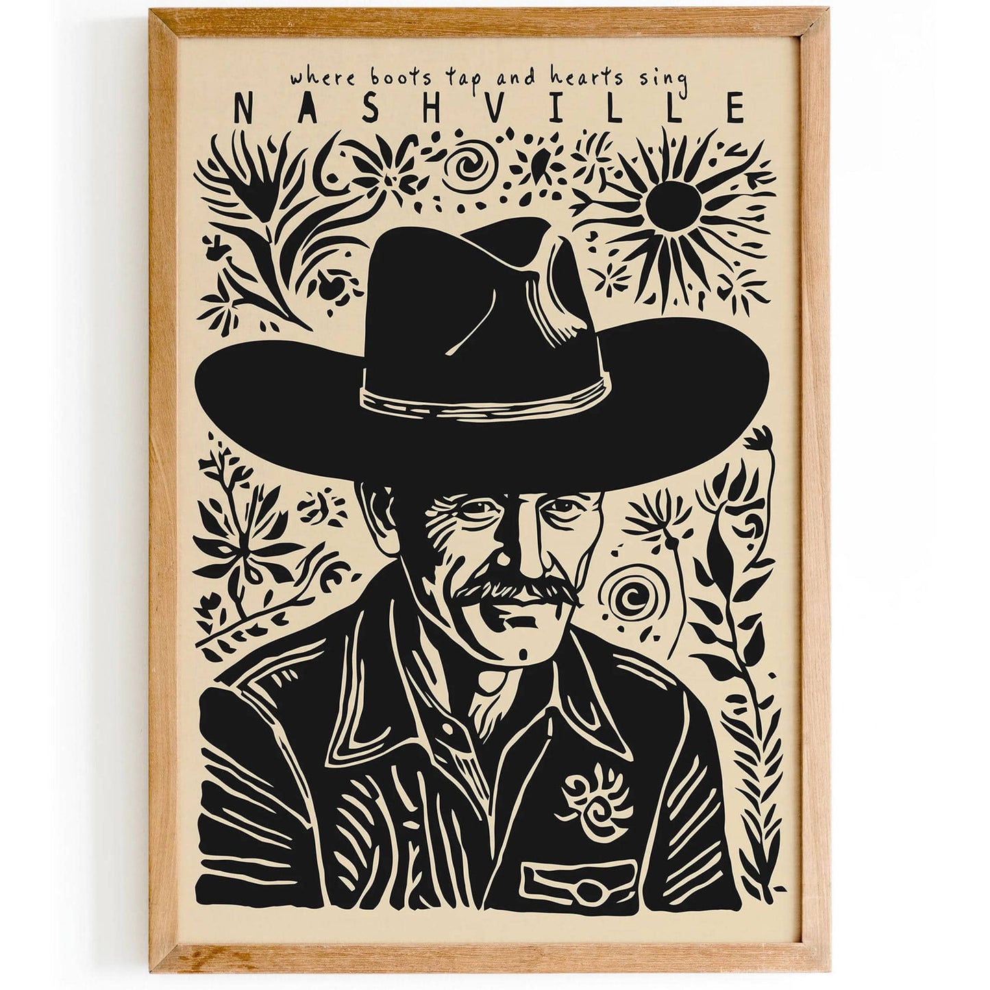 Nashville Country Music Poster 2025 - HypeSheriff