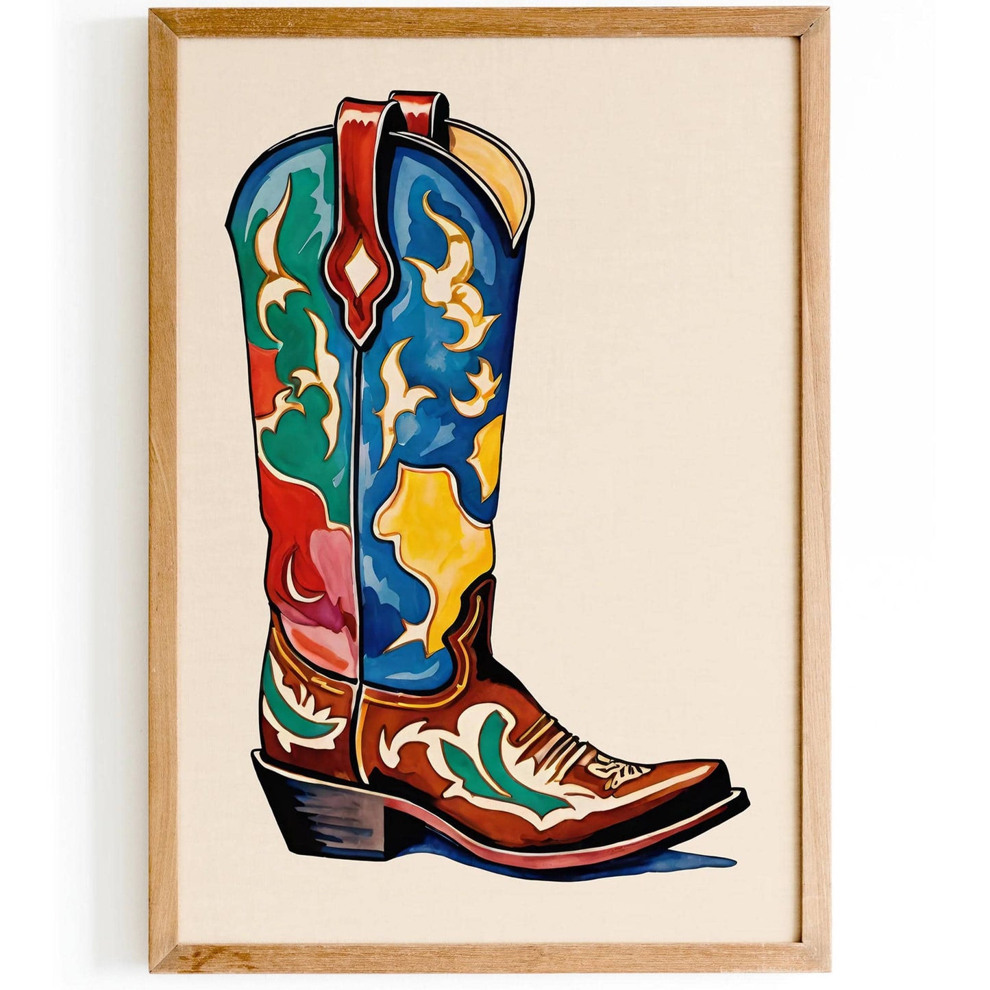 Cowboy Boots Poster Print
