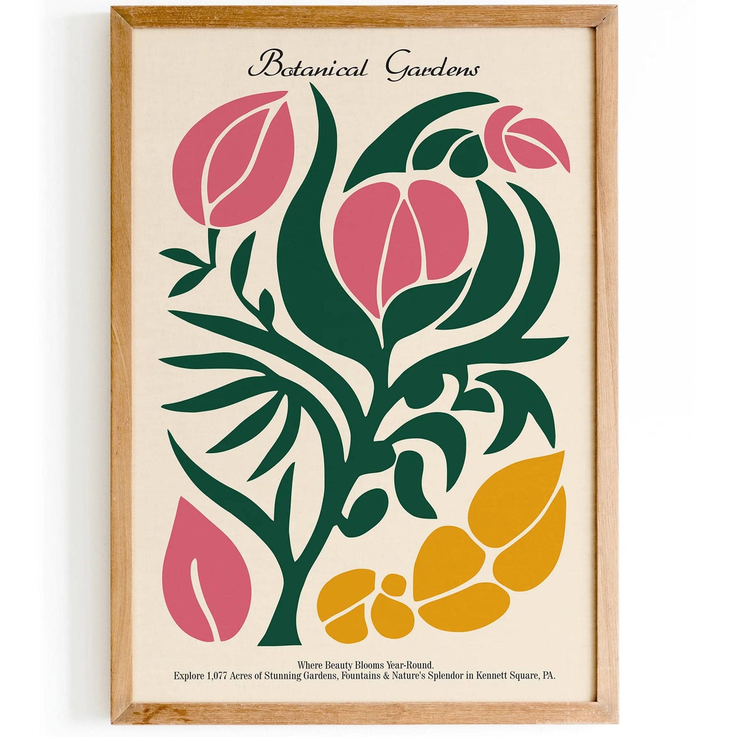 Botanical Garden Art Print – Wall Decor for Home