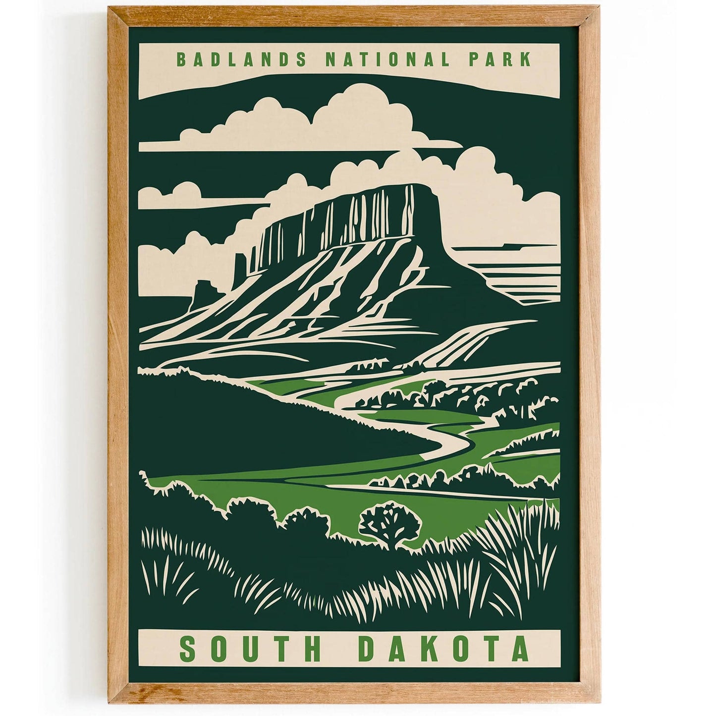 Badlands National Park South Dakota Poster - HypeSheriff