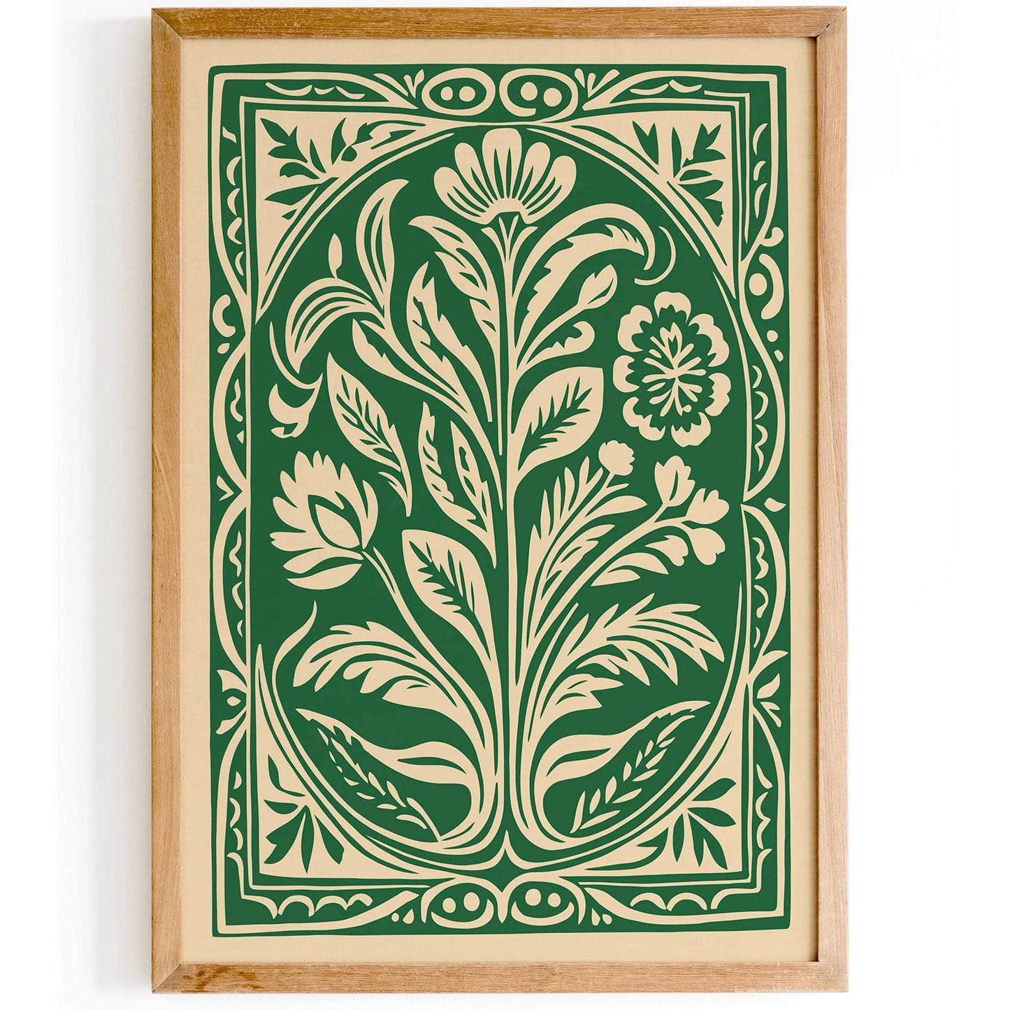 Green Nature Victorian Art Print - HypeSheriff