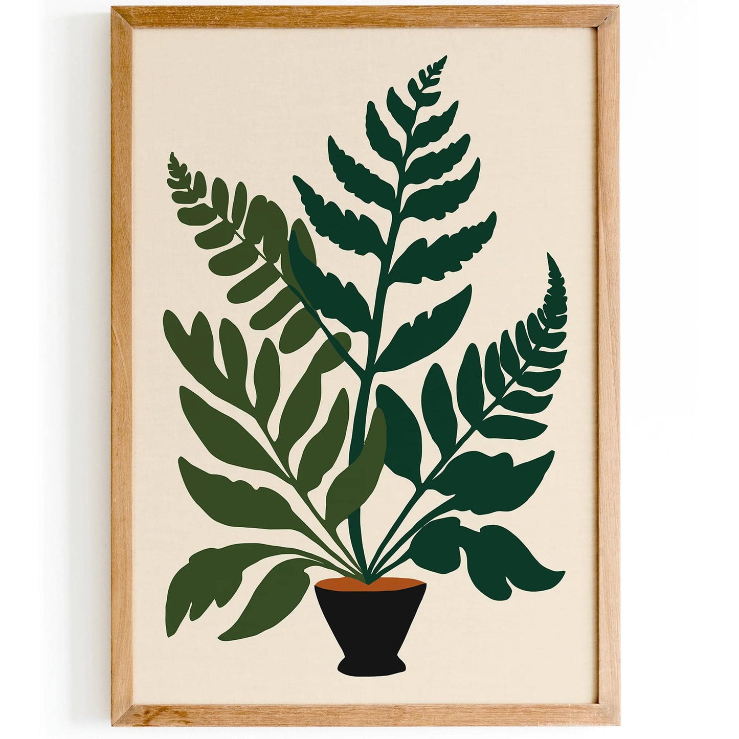 House Plant Fern Art Print - HypeSheriff
