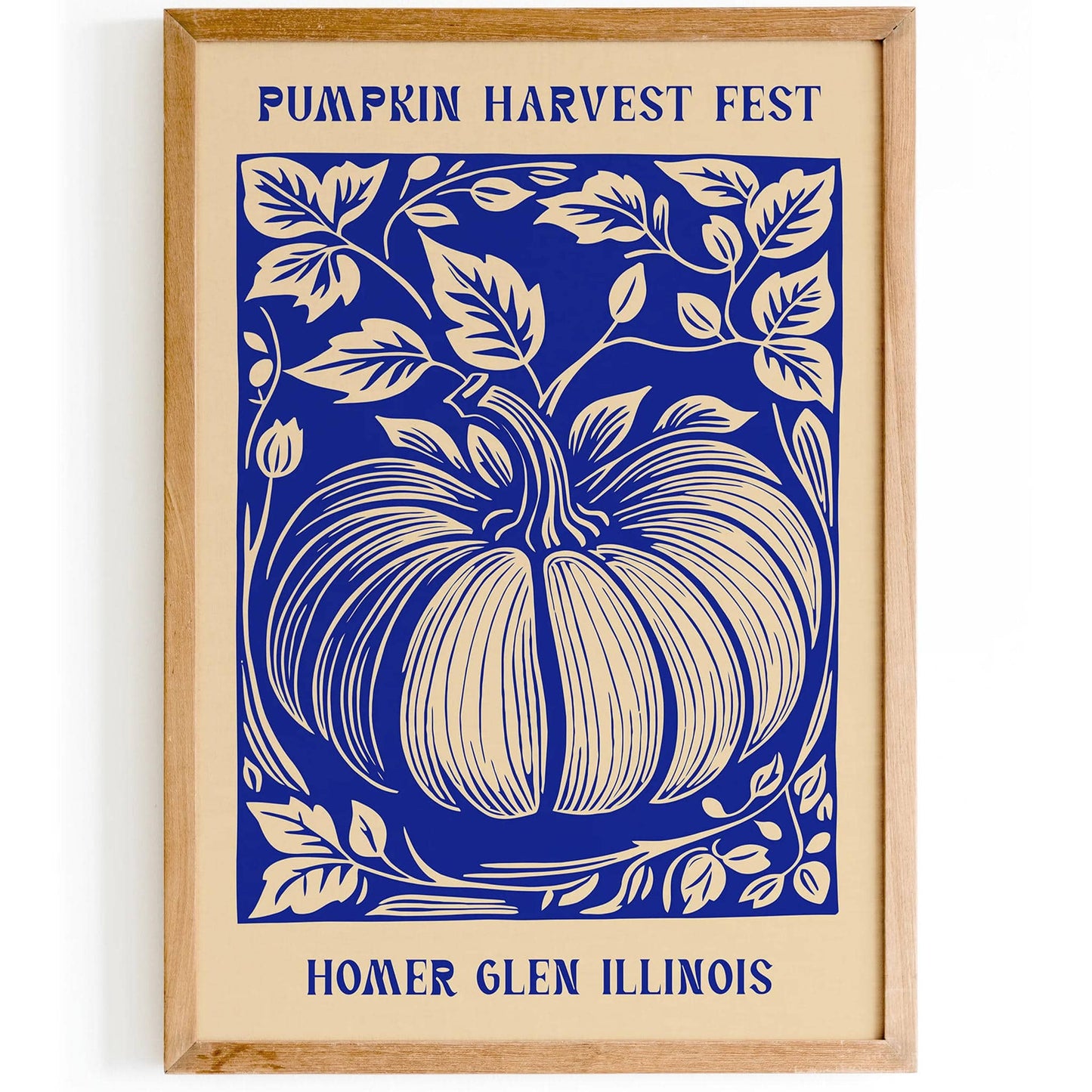 Pumpkin Harvest Fest Homer Glen Poster - HypeSheriff