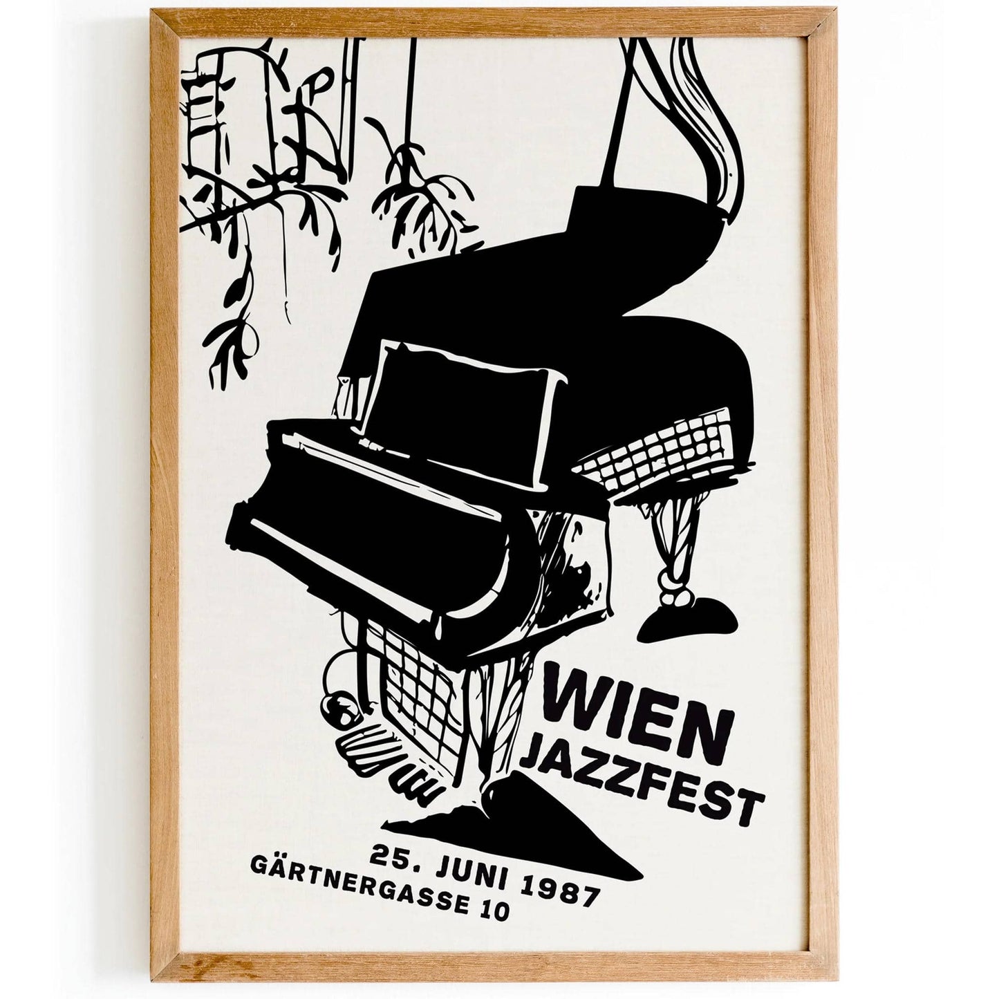 Wien Jazzfest 1987 Vintage Poster - HypeSheriff