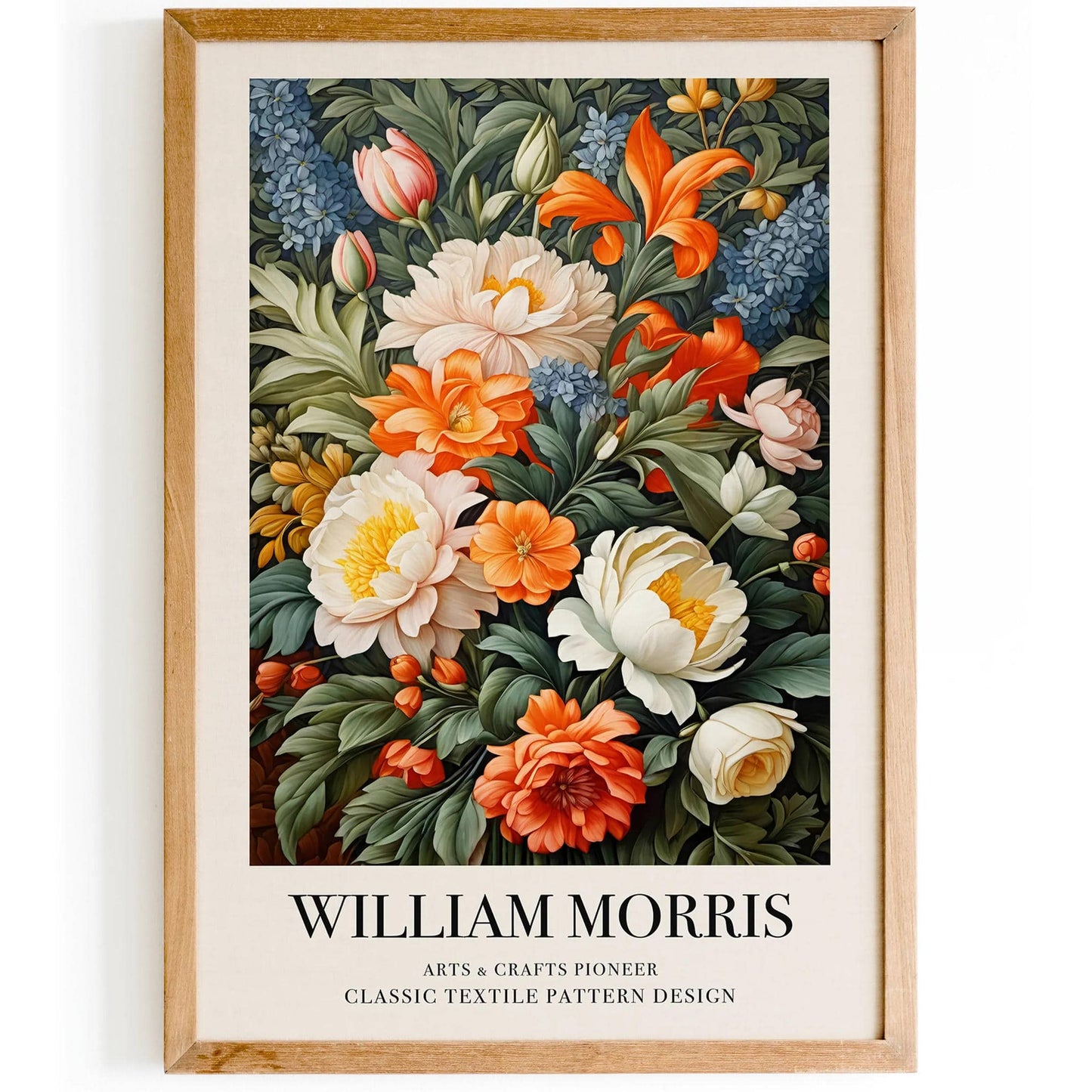 Elegant William Morris Botanical Print: Vintage Floral Art - HypeSheriff