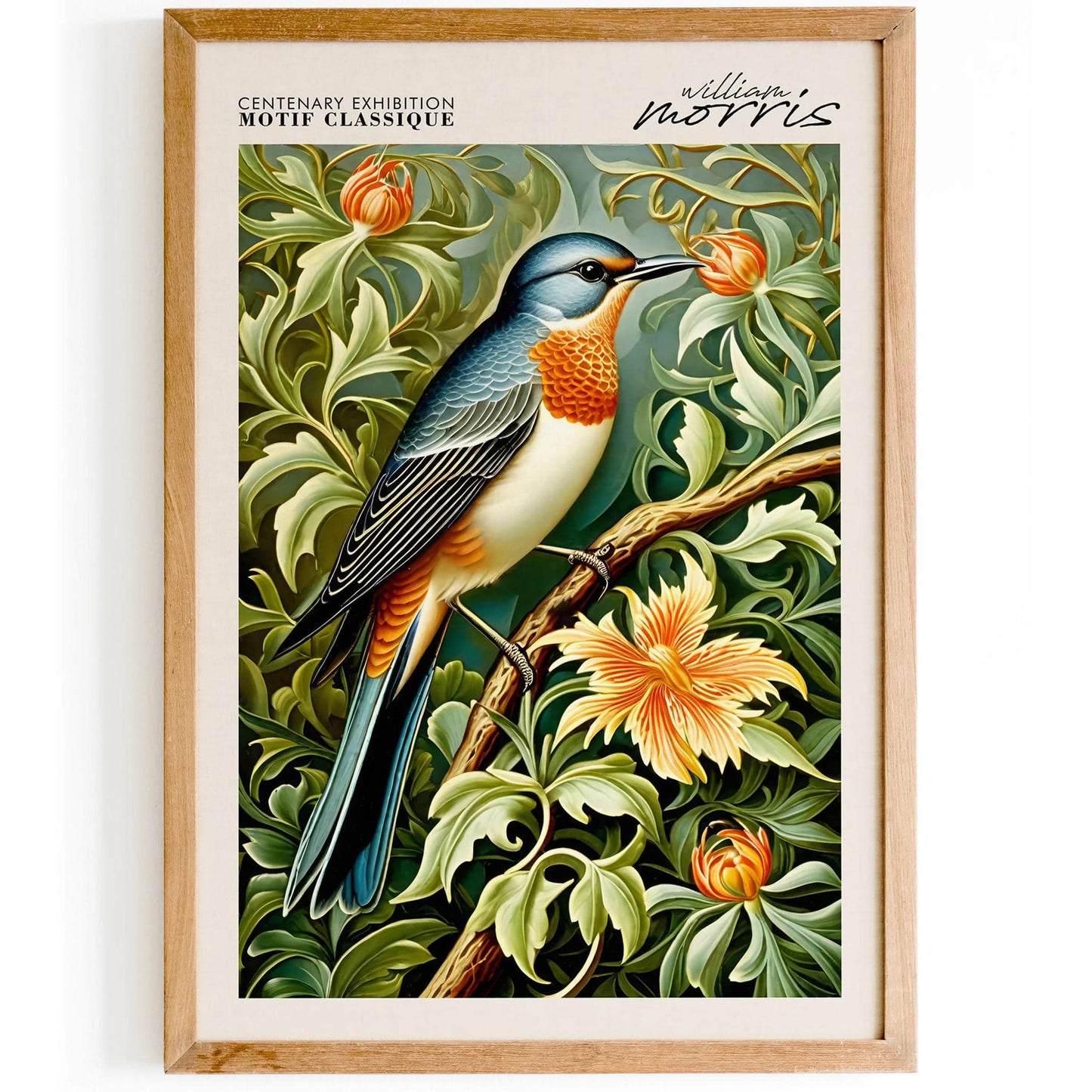 William Morris Motif Classique Poster - HypeSheriff