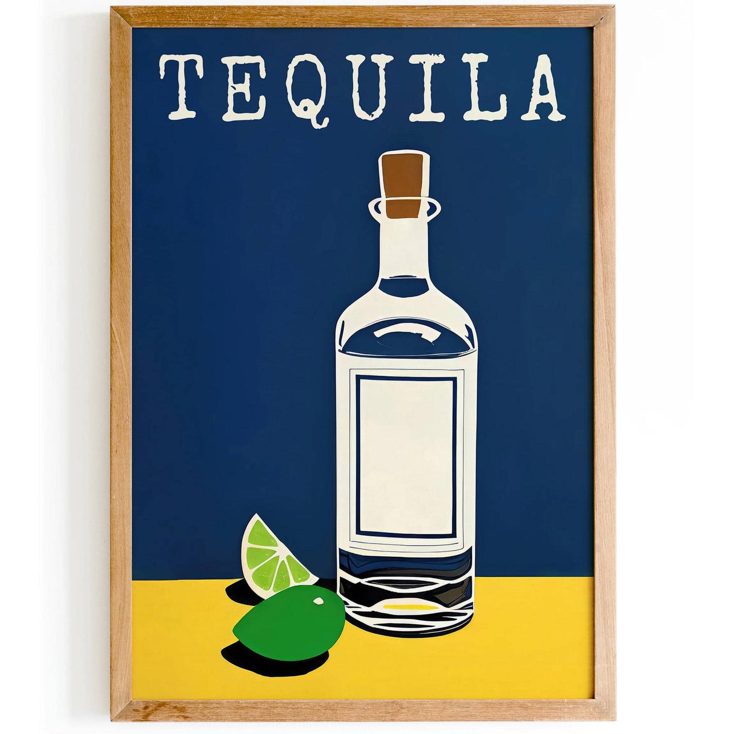 Retro Tequila Bottle Poster - HypeSheriff