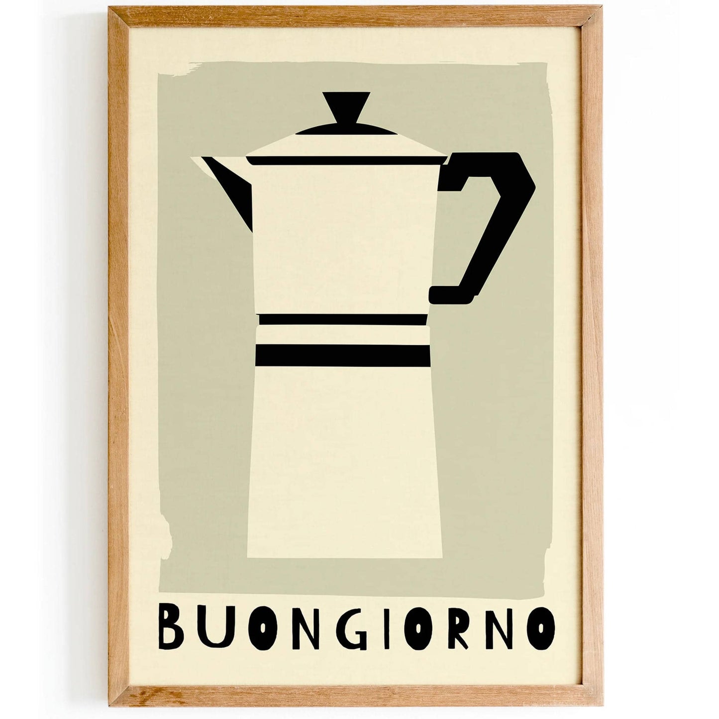 Buongiorno Coffee Minimal Poster - HypeSheriff