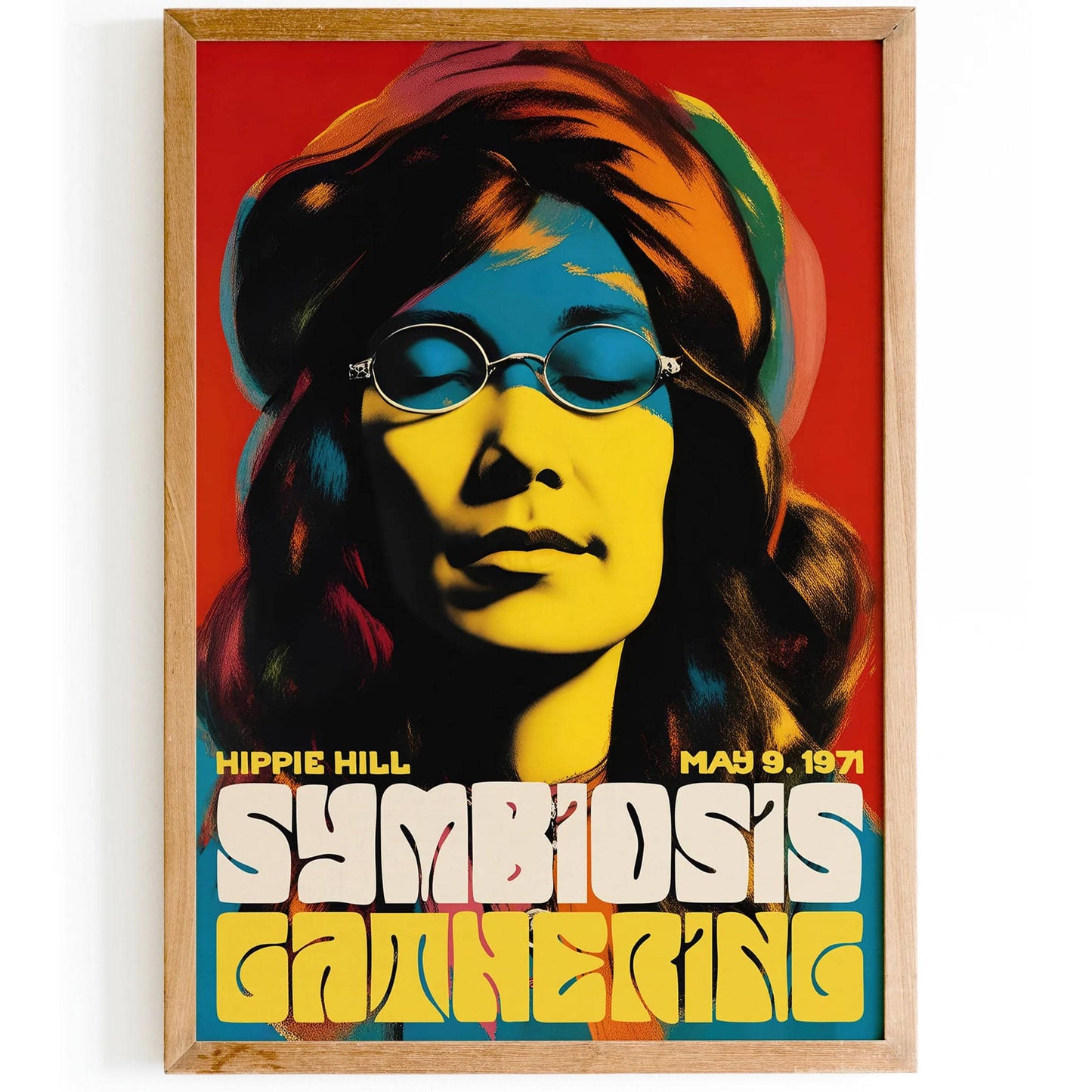 Symbiosis Gathering Hippie Festival Retro 1971 Poster - HypeSheriff