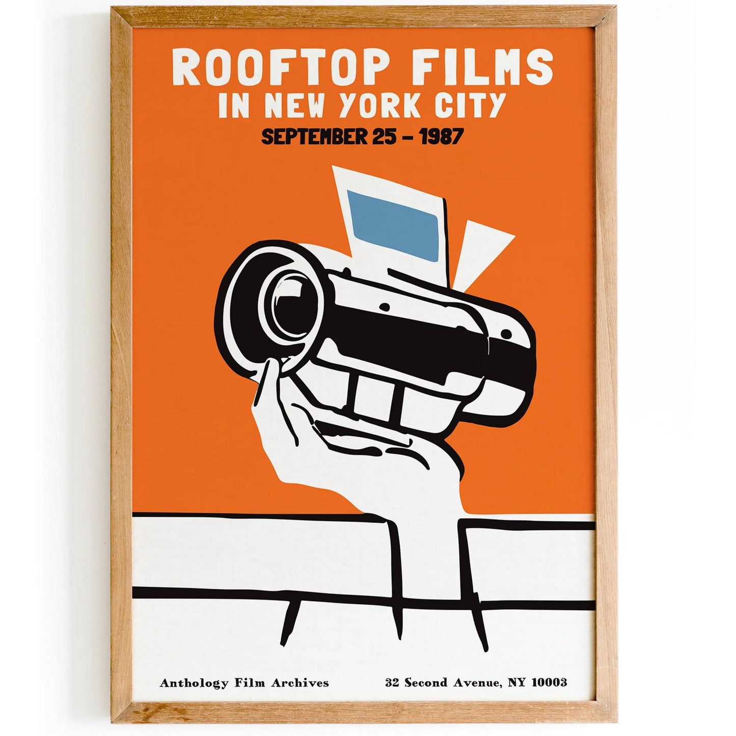NYC Film Festival Anthology Vintage Poster - HypeSheriff