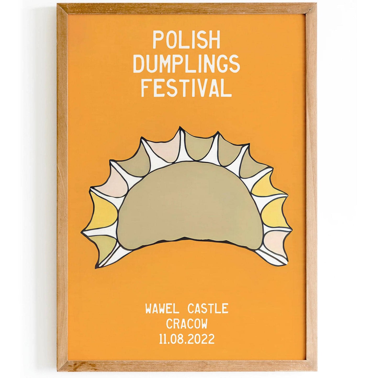 Polish Dumplings Festival Kitchen Wall Decor - HypeSheriff