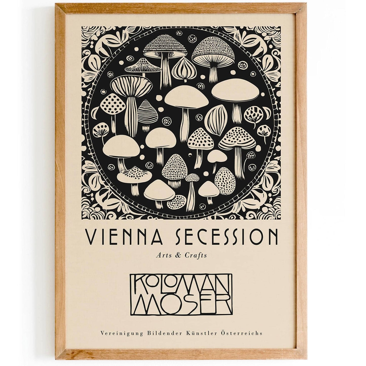 Mushrooms Vintage Poster - HypeSheriff