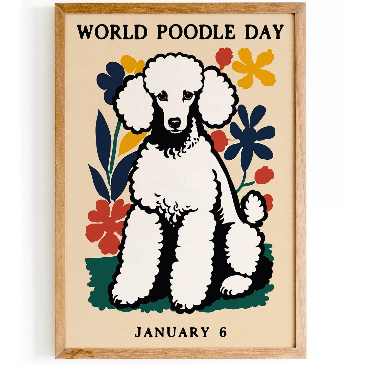 World Poodle Day Art Print