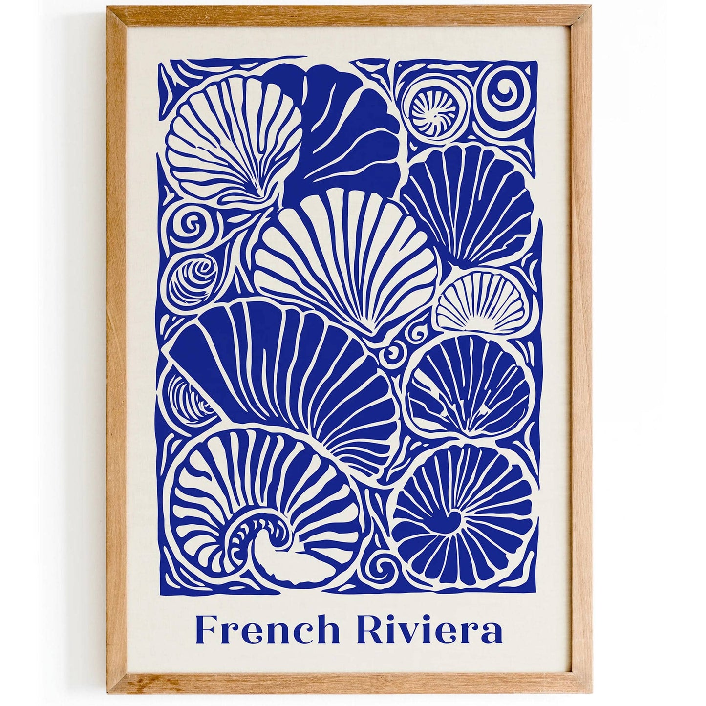 French Riviera Nautical Blue Poster 2025 - HypeSheriff