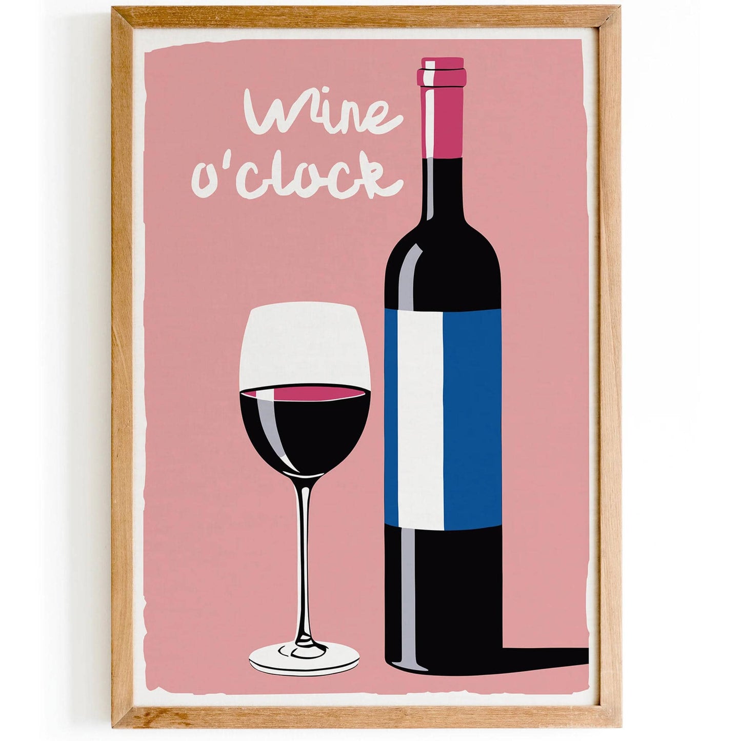 Wine o'clock Poster - HypeSheriff