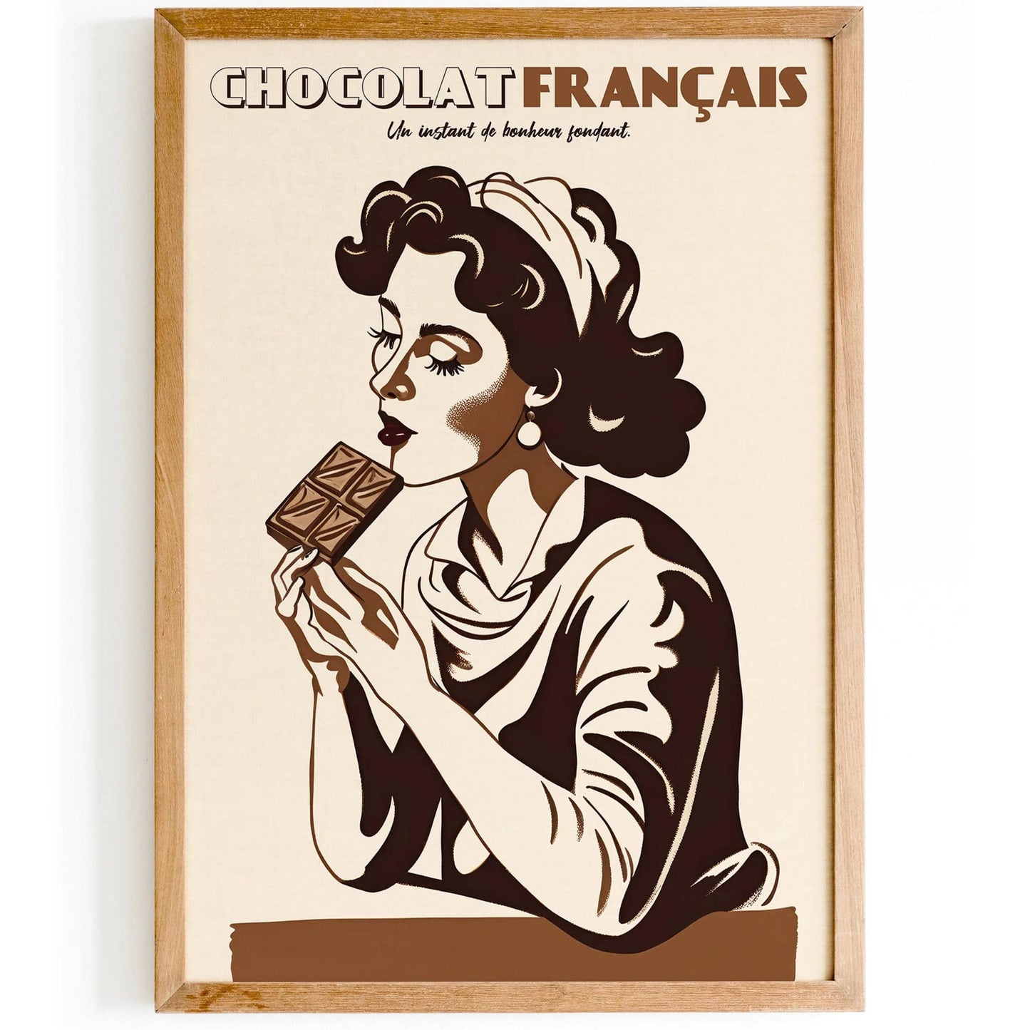 French Chocolate Vintage Poster - HypeSheriff