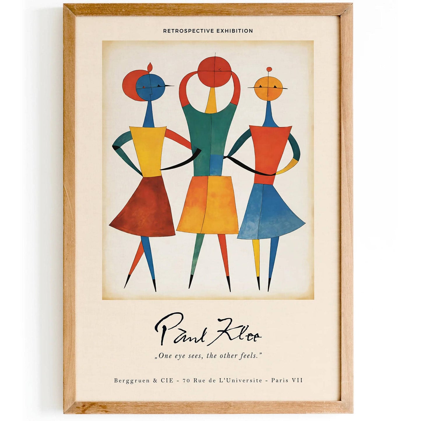 Paul Klee Friends Retro Wall Art - HypeSheriff