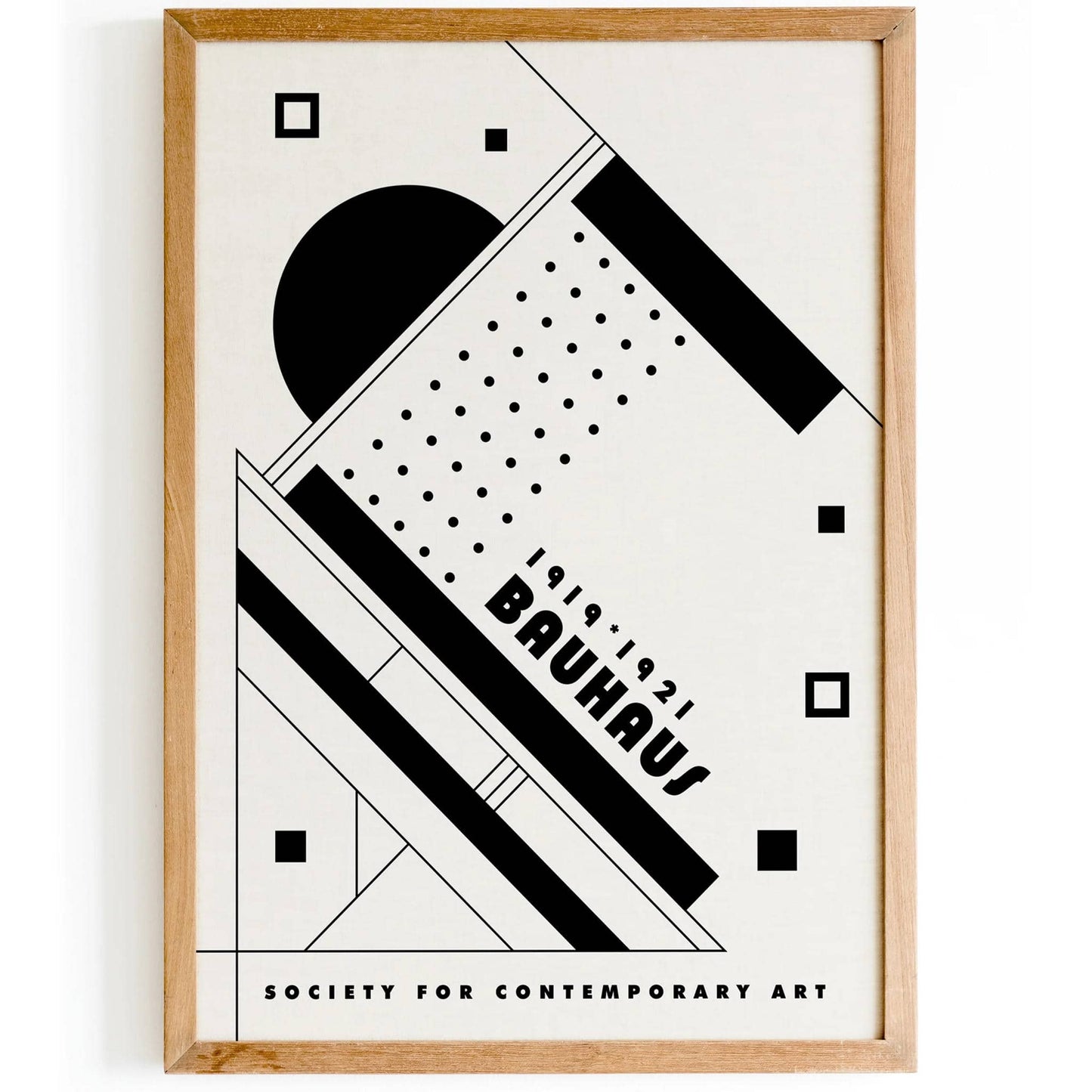 Bauhaus Black and White 1919 1921 Poster - HypeSheriff