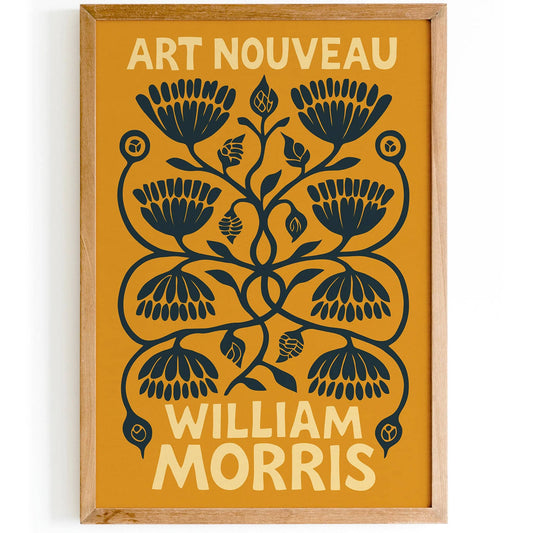William Morris Art Nouveau Botanical Print
