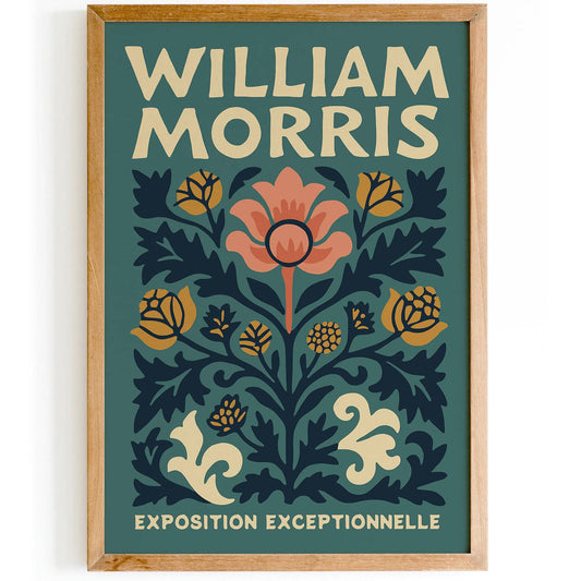 William Morris Exhibition Floral Print