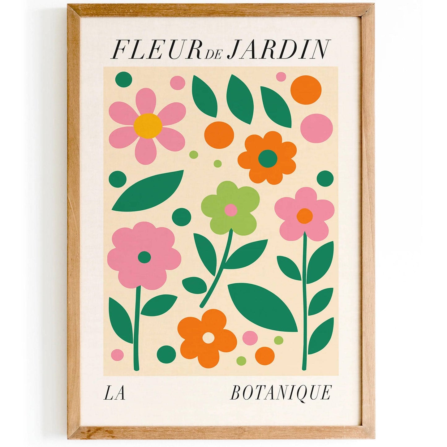 Fleur de Jardin French 2024 Collection Art Print - HypeSheriff
